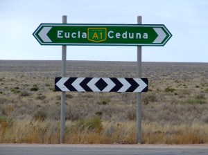 Nullarbor Road Sign