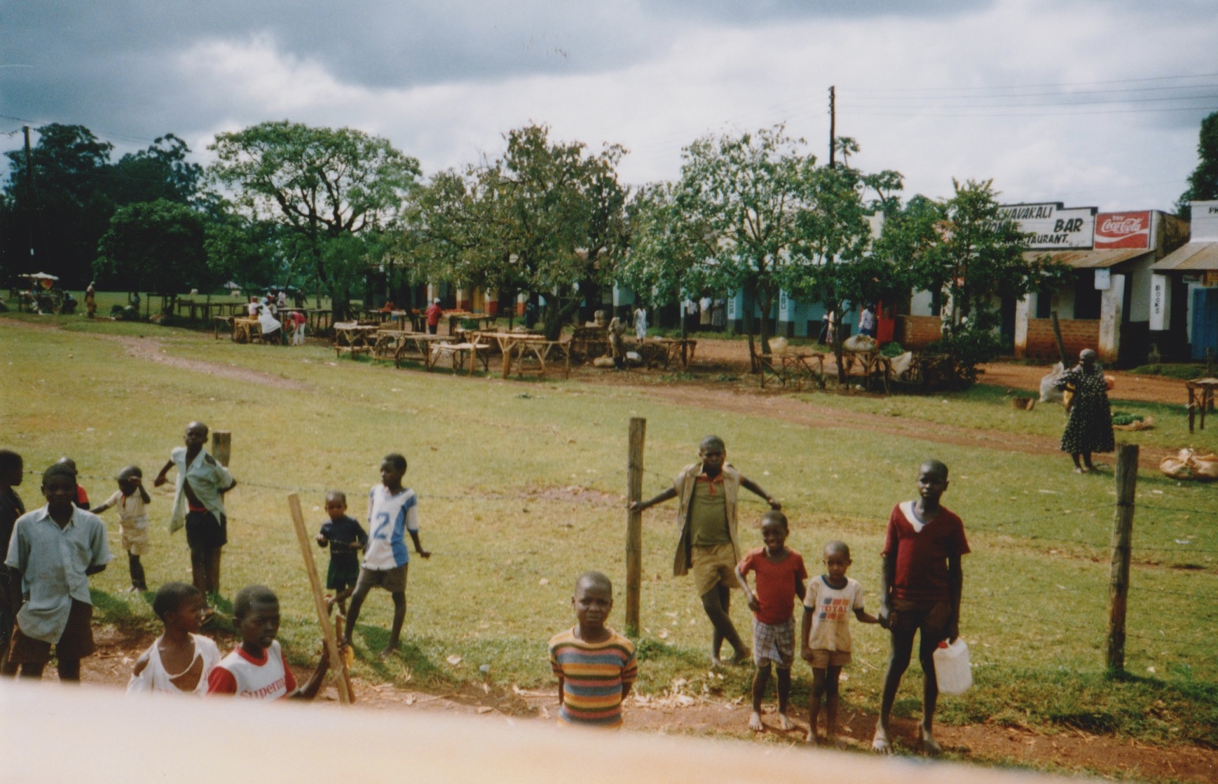 A roadside scene in Uganda.