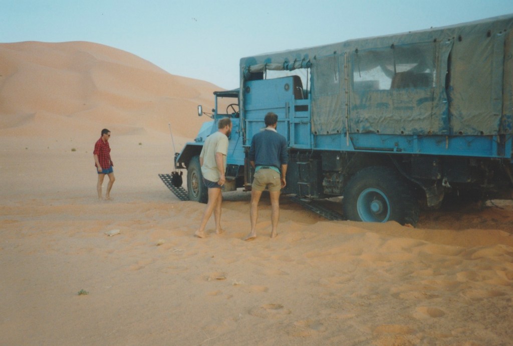 Hands-on Adventures. Sand-matting in the Sahara.