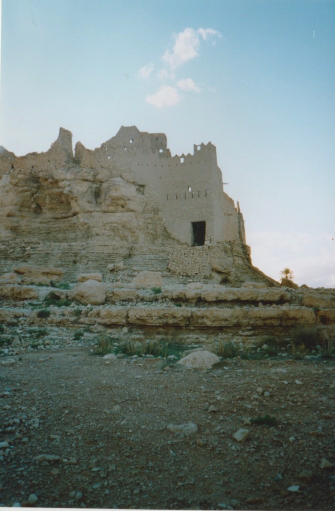 The ruined city at Meski Oasis, Morocco.